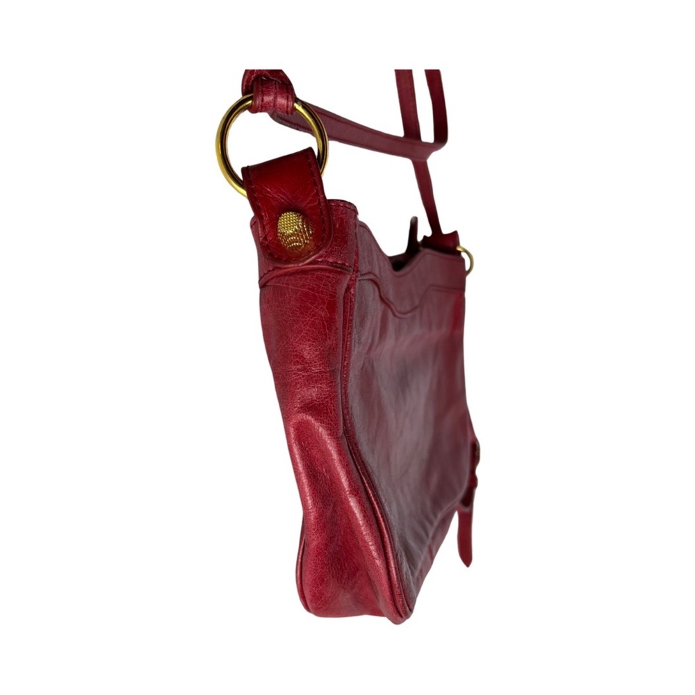 Balenciaga red mini crossbody city bag with gold Hardware - Picture 5 of 12